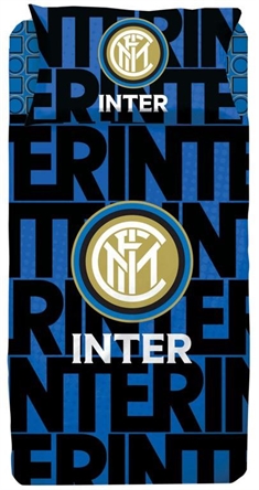 Inter Milan sengetøj 140x200 cm - FC Inter - 100% bomuld